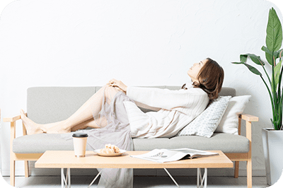 体が自然に休める状態に戻していく